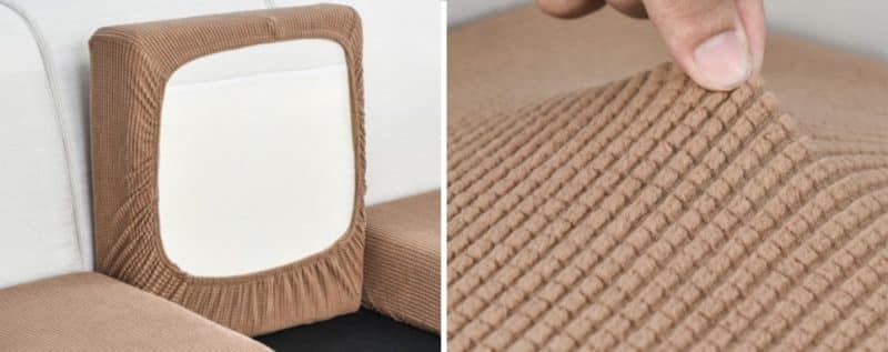 housse de coussin pour canape camel